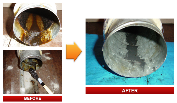 ダクト清掃 Before/After